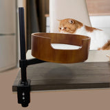 Maxbell Cat Bed Desk Elevated Modern Kitten Furniture for Office Home Computer Table