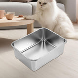 Maxbell Cat Litter Box Easy to Clean Cat Toilet Pet Supplies High Sided Cat Sand Box