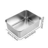 Maxbell Cat Litter Box Pet Supplies Kitten Toilet High Side Nonstick Pet Litter Tray S