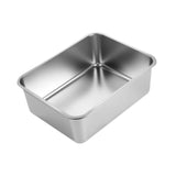 Maxbell Cat Litter Box Pet Supplies Kitten Toilet High Side Nonstick Pet Litter Tray S