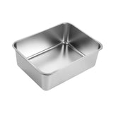 Maxbell Cat Litter Box Pet Supplies Kitten Toilet High Side Nonstick Pet Litter Tray L