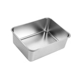 Maxbell Cat Litter Box Pet Supplies Kitten Toilet High Side Nonstick Pet Litter Tray L