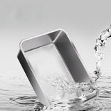 Maxbell Stainless Steel Litter Box Nonstick and 4 Anti Slip Pads