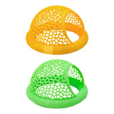 Maxbell Floating Betta Cave for Small Tropical Fishes Fishing Tank Accessory Guppies Yellow