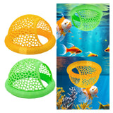 Maxbell Floating Betta Cave for Small Tropical Fishes Fishing Tank Accessory Guppies Yellow