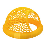 Maxbell Floating Betta Cave for Small Tropical Fishes Fishing Tank Accessory Guppies Yellow