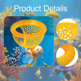 Maxbell Floating Betta Cave for Small Tropical Fishes Fishing Tank Accessory Guppies Yellow