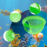 Maxbell Floating Betta Cave for Small Tropical Fishes Fishing Tank Accessory Guppies Green