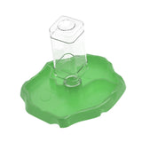 Maxbell Reptile Feeder Sturdy Gifts Reptile Food Dish for Lizard Reptiles Amphibians Dark Green