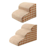 Maxbell Dog Steps Comfortable Dog Stairs Ramp for High Bed Couch Small Dogs and Cats 2 Steps