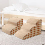 Maxbell Dog Steps Comfortable Dog Stairs Ramp for High Bed Couch Small Dogs and Cats 2 Steps