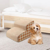 Maxbell Dog Steps Comfortable Dog Stairs Ramp for High Bed Couch Small Dogs and Cats 2 Steps