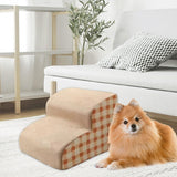 Maxbell Dog Steps Comfortable Dog Stairs Ramp for High Bed Couch Small Dogs and Cats 2 Steps