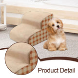 Maxbell Dog Steps Comfortable Dog Stairs Ramp for High Bed Couch Small Dogs and Cats 2 Steps