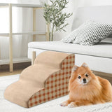 Maxbell Dog Steps Comfortable Dog Stairs Ramp for High Bed Couch Small Dogs and Cats 3 Steps