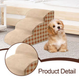 Maxbell Dog Steps Comfortable Dog Stairs Ramp for High Bed Couch Small Dogs and Cats 3 Steps