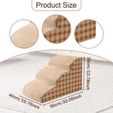 Maxbell Dog Steps Comfortable Dog Stairs Ramp for High Bed Couch Small Dogs and Cats 3 Steps
