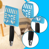 Maxbell Cat Litter Scoop Practical Pet Accessories Easy to Clean Sturdy Mesh Scooper Blue