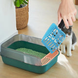 Maxbell Cat Litter Scoop Practical Pet Accessories Easy to Clean Sturdy Mesh Scooper Blue