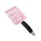Maxbell Cat Litter Scoop Practical Pet Accessories Easy to Clean Sturdy Mesh Scooper Pink