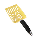 Maxbell Cat Litter Scoop Practical Pet Accessories Easy to Clean Sturdy Mesh Scooper Yellow