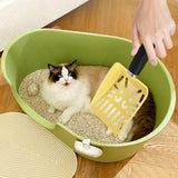 Maxbell Cat Litter Scoop Practical Pet Accessories Easy to Clean Sturdy Mesh Scooper Yellow