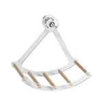 Maxbell Small Animal Quiet Running Wheel Clear Bird Toy for Hamsters Birds Cockatiel S Wood Stick