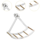 Maxbell Small Animal Quiet Running Wheel Clear Bird Toy for Hamsters Birds Cockatiel S Wood Stick