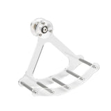 Maxbell Small Animal Quiet Running Wheel Clear Bird Toy for Hamsters Birds Cockatiel S Metal Stick