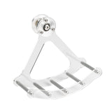 Maxbell Small Animal Quiet Running Wheel Clear Bird Toy for Hamsters Birds Cockatiel S Metal Stick