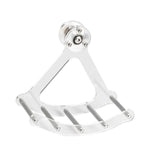 Maxbell Small Animal Quiet Running Wheel Clear Bird Toy for Hamsters Birds Cockatiel S Metal Stick