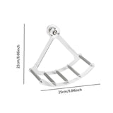 Maxbell Small Animal Quiet Running Wheel Clear Bird Toy for Hamsters Birds Cockatiel L Metal Stick