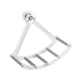 Maxbell Small Animal Quiet Running Wheel Clear Bird Toy for Hamsters Birds Cockatiel L Metal Stick