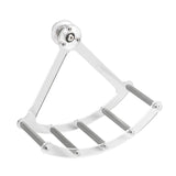 Maxbell Small Animal Quiet Running Wheel Clear Bird Toy for Hamsters Birds Cockatiel L Metal Stick