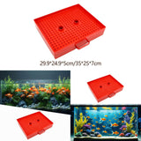 Maxbell Aquarium Filter Bottom Box Practical External Efficient Accessories Drip Box 29.9cmx24.9cmx5cm