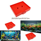 Maxbell Aquarium Filter Bottom Box Practical External Efficient Accessories Drip Box 29.9cmx24.9cmx5cm