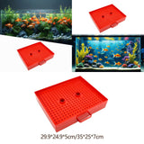 Maxbell Aquarium Filter Bottom Box Practical External Efficient Accessories Drip Box 29.9cmx24.9cmx5cm