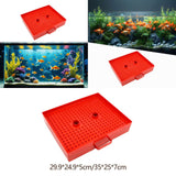 Maxbell Aquarium Filter Bottom Box Practical External Efficient Accessories Drip Box 29.9cmx24.9cmx5cm