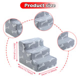 Maxbell Dog Stair Lightweight 3 Tier Anti Slip Comfortable Pet Stairs for Small Pets