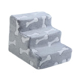 Maxbell Dog Stair Lightweight 3 Tier Anti Slip Comfortable Pet Stairs for Small Pets