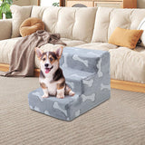 Maxbell Dog Stair Lightweight 3 Tier Anti Slip Comfortable Pet Stairs for Small Pets