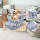 Maxbell Dog Stair Lightweight 3 Tier Anti Slip Comfortable Pet Stairs for Small Pets