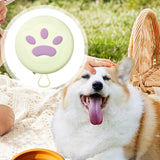 Maxbell Foldable Dog Bowl Portable Travel Water Food Bowl for Camping Outdoor Hiking Light Yellow