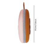 Maxbell Foldable Dog Bowl Portable Travel Water Food Bowl for Camping Outdoor Hiking Brown and Pink