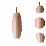 Maxbell Foldable Dog Bowl Portable Travel Water Food Bowl for Camping Outdoor Hiking Brown and Pink