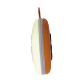 Maxbell Foldable Dog Bowl Portable Travel Water Food Bowl for Camping Outdoor Hiking Brown and Yellow