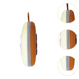 Maxbell Foldable Dog Bowl Portable Travel Water Food Bowl for Camping Outdoor Hiking Brown and Yellow