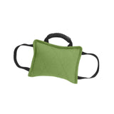 Maxbell Tug Toy for Dogs Portable Interactive Toy with 3 Handle Tug of War Chew Toys green