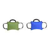 Maxbell Tug Toy for Dogs Portable Interactive Toy with 3 Handle Tug of War Chew Toys green