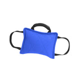 Maxbell Tug Toy for Dogs Portable Interactive Toy with 3 Handle Tug of War Chew Toys blue